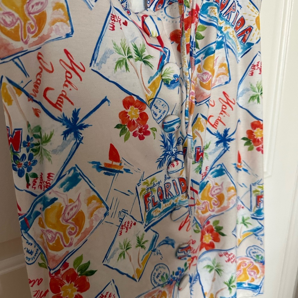 ASOS Postcard Print Dress - Picture 8 of 13